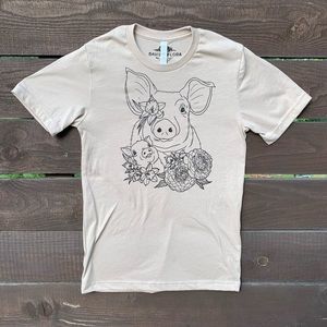 Pigs + Daffodils shirt